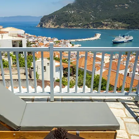 アパート Aurora Apartment - Skopelos *