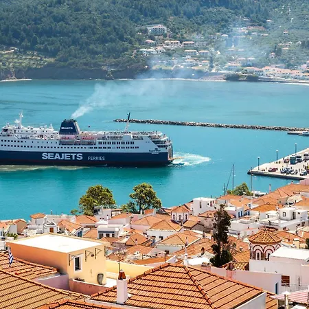 Aurora Apartment - Skopelos 스코펠로스 타운